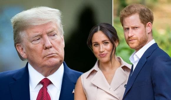 Donald Trump, Hoàng gia Anh, Meghan, Nữ hoàng Anh, Hoàng tử Harry